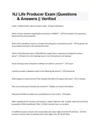 NJ Life Producer Exam Prep – Verified Q&A on IRAs, Annuities, and Replacements