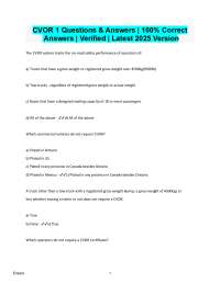 CVOR Commercial Vehicle Operations Exam (2025/2026) | Verified | Exam-Ready File