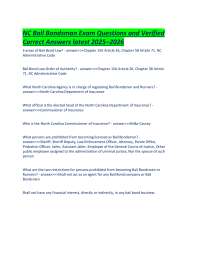 NC Bail Bondsman Exam Questions and Verified Correct Answers latest 2025–2026.pdf
