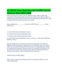 AF SNCOA Exam Questions and Verified Correct Answers latest 2025–2026.pdf