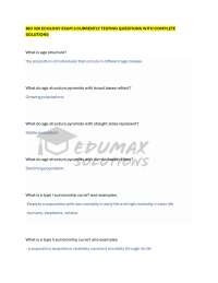 Ecology Exam 3: Population Dynamics Q&A