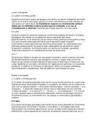 evoluciones terapeuticas para niños