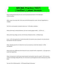 NRCMA Medical Assistant Practice Test: Comprehensive Review