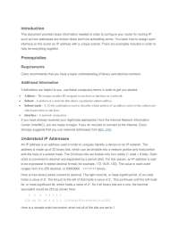 IP Addressing & Subnetting