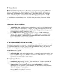 IP Encapsulation, Fragmentation & Reassembly 2025