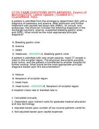 CCDS EXAM QUESTIONS WITH ANSWERS, Exams of Nursing|2025 Latest Update | Graded A+| Guaran