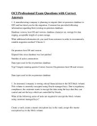 OCI 2020 Developer Associate (1Z0-1084) Certification Questions with Correct Answers