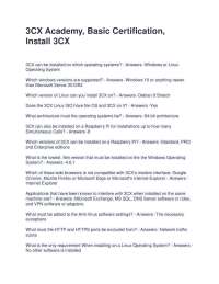 3CX Installation and Configuration Q&A