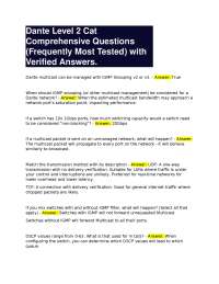 Dante Network Configuration: Comprehensive Q&A