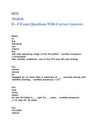 M1120A4 LHS Vehicle Exam Questions and Answers