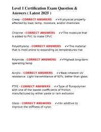 Level 1 Certification Exam Question & Answers ( Latest 2025 )