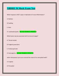 NBDHE 50 Mock Test Definitive Exam Guide: Questions, Answers & Winning Strategies