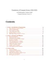 OCaml Programming – Lecture Notes & Exercises