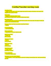 Cardiac-Vascular nursing exam.pdf