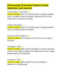 Fluoroscopic Protection Features: Exam Q&A for Radiology Students