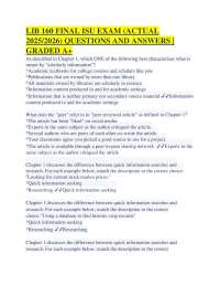 Library Science Exam Q&A: Information Literacy and Research Methods