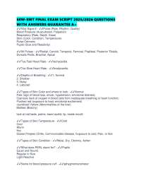 68W-EMT FINAL EXAM SCRIPT 2025/2026 QUESTIONS WITH ANSWERS GUARANTEE A+