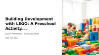 LEGO Duplo: A Creative Building Activity for Preschool Development