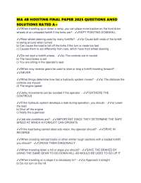 MA 4B HOISTING FINAL PAPER 2025 QUESTIONS ANSD SOLUTIONS RATED A+