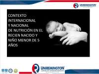 Contexto Nutricional en la Infancia: Análisis Global y Nacional