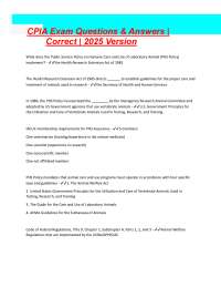 CPIA Exam Q&A: Animal Welfare Regulations & Research Ethics