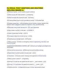 PA SPECIAL POINT QUESTIONS AND SOLUTIONS 2025/2026 GRADED A+
