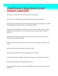 CrossFit Level 1 Certification Study Guide 2025
