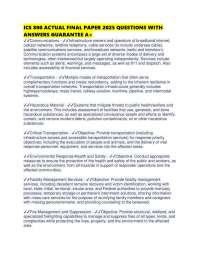 ICS 800 ACTUAL FINAL PAPER 2025 QUESTIONS WITH ANSWERS GUARANTEE A+