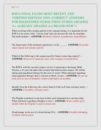 RNFA Surgical Exam Questions and Answers: A Comprehensive Study Guide