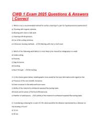 Welding Inspection Exam Questions and Answers