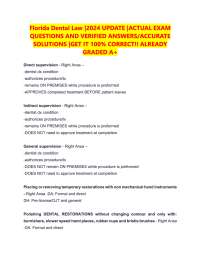 Florida Laws and Rules Practice Exam – Questions and Verified Answers (Latest 2025 2026)