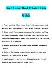 Real Estate Principles and Practices Study Guide