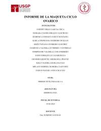 trata sobre el ciclo ovarico es una informe y imagenes