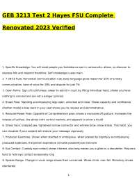 GEB 3213 Test 2 Hayes – Complete Renovated 2023 Verified Questions and Answers | 2025 Exam