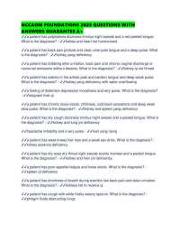 NCCAOM FOUNDATIONS 2025 QUESTIONS WITH ANSWERS GUARANTEE A+