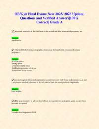 OB/Gyn Final Exam: Ultrasound & Clinical Scenarios