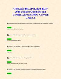 OB/Gyn FISDAP Exam Prep: Q&A for Emergency Childbirth