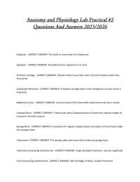 Musculoskeletal Anatomy: Key Terms and Concepts