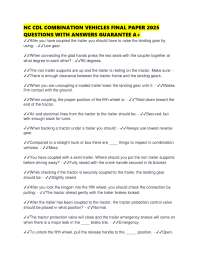 NC CDL Combination Vehicles Exam Prep: Q&A Guide for A+ Success