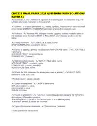 CNIT272 FINAL PAPER 2025 QUESTIONS WITH SOLUTIONS RATED A+