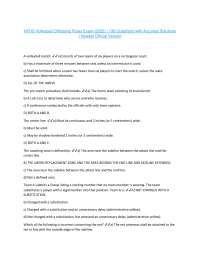 NFHS Volleyball Officiating Rules Exam (2025) | 136 Questions with Accurate Solutions | Ne