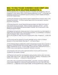 Healthcare Economics Exam Questions and Solutions: A Comprehensive Review