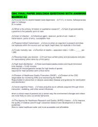 CBIC FINAL PAPER 2025/2026 QUESTIONS WITH ANSWERS MARKED A+