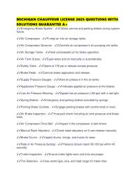 Michigan Chauffeur License Exam Prep 2025: Questions and Solutions