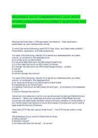 Guidewire Insurance Suite 10.0 Fundamentals: Q&A