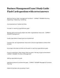 Management Study Guide: Functions, Skills, and Planning