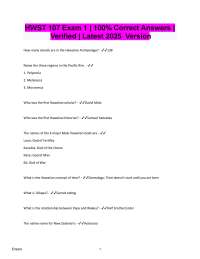 HWST 107 Exam 1 (2025/2026) | Hawaiian Studies & Pacific History