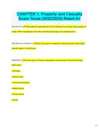 Property and Casualty Insurance Exam Prep: Key Concepts and Principles
