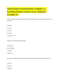 Carbohydrates: Comprehensive Q&A for Nutritional Science