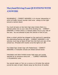 Maryland Driving Exam Q&A: Traffic Laws and Safe Driving Practices